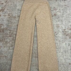 Cozy Tan Knit Pants